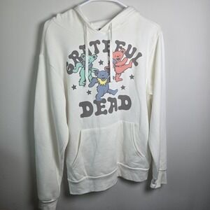 Grateful Dead Dancing Bears NWT Mens Hoodie Kangaroo Pocket Size Small  New